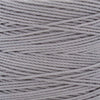 Close-up of silver 3-ply bonded nylon S-Lon Bead Cord on spool