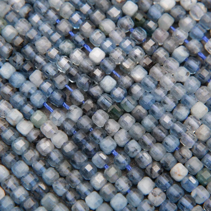 Santa Maria Aquamarine · Microfaceted · Cube · 2.5mm, Tejas Beads, Beads
