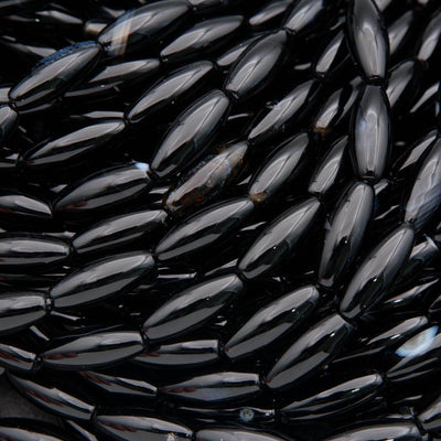 Black Sardonyx · Smooth · Barrel · 6mm