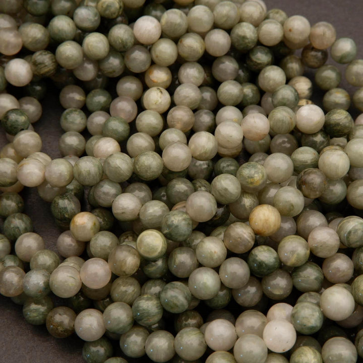Seaweed Quartz · Smooth · Round · 8mm, 10mm, Tejas Beads, Beads