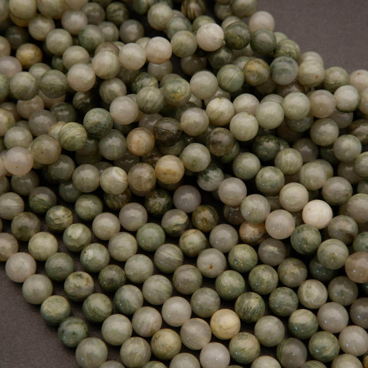 Seaweed Quartz · Smooth · Round · 8mm, 10mm, Tejas Beads, Beads