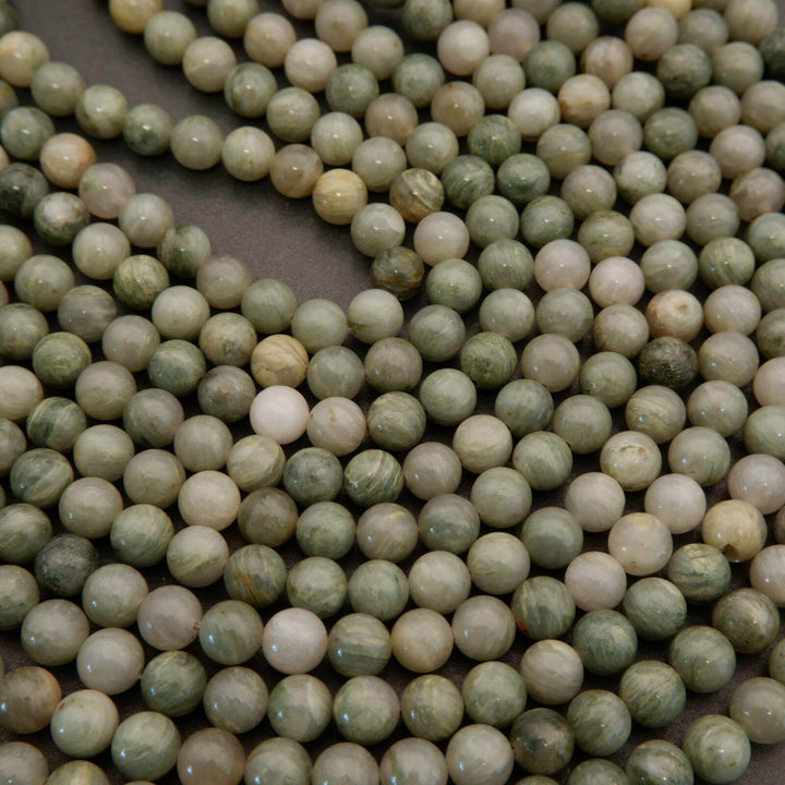 Seaweed Quartz · Smooth · Round · 8mm, 10mm, Tejas Beads, Beads