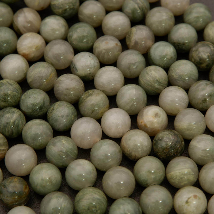 Seaweed Quartz · Smooth · Round · 8mm, 10mm, Tejas Beads, Beads