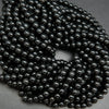 Black Shungite Beads