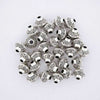 Silver Bicone Beads.