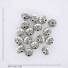 Pattern Ball Silver Jewelry Findings.
