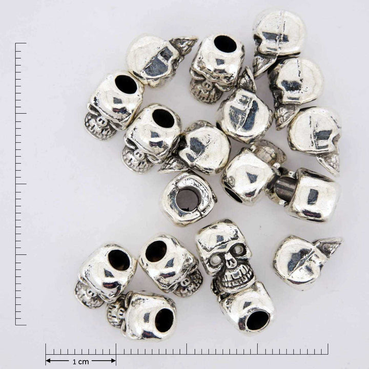 Silver Skull Jewelry Finding