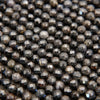 Smoky Dark Blue Sapphire · Microfaceted · Round · 2.8mm **CLEARANCE**, Tejas Beads, Beads