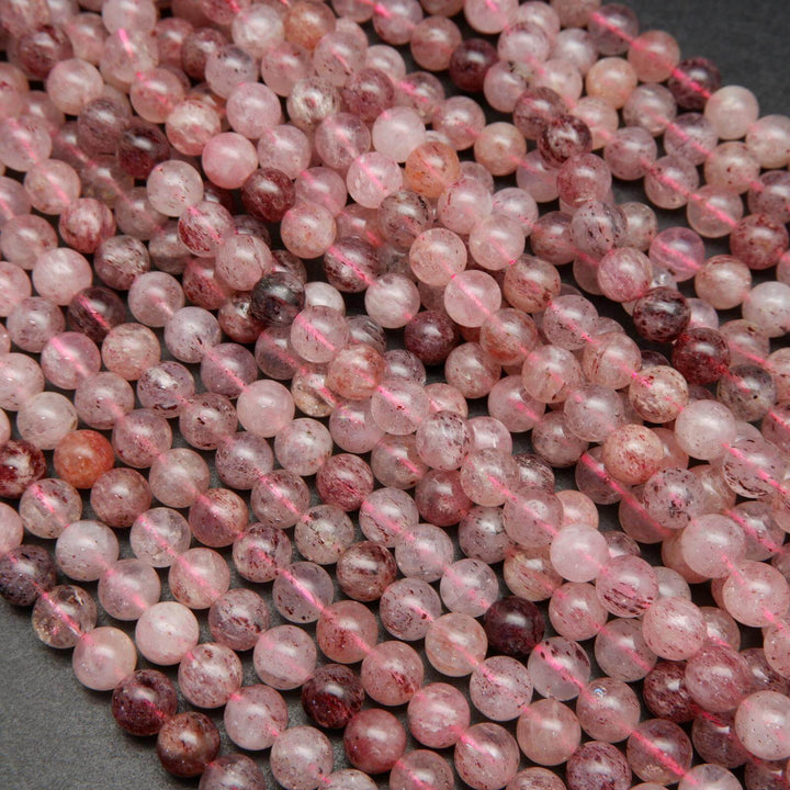 Strawberry Quartz Beads.