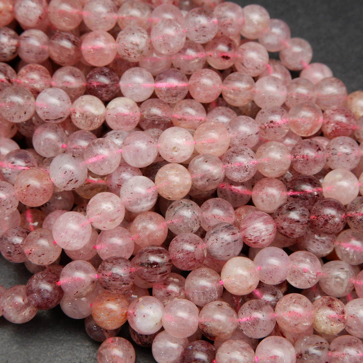 Strawberry Quartz Beads.