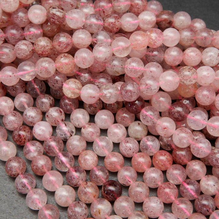 Strawberry Quartz Beads.