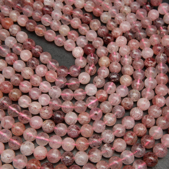 Strawberry Quartz Beads.