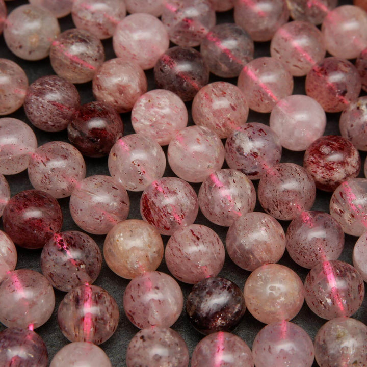 Strawberry Quartz Beads.