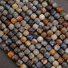 Sunset blue kyanite faceted cube shape beads