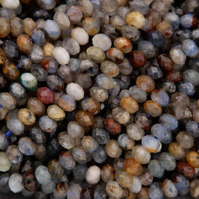 Sunset Kyanite · Microfaceted · Rondelle · 4.5mm