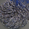 Tanzanite beads with soft luster and earthy character