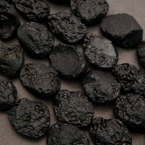 Tektite · Rough Raw · Freeform Oval · 18mm, Tejas Beads, Beads