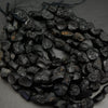 Black Tektite beads.