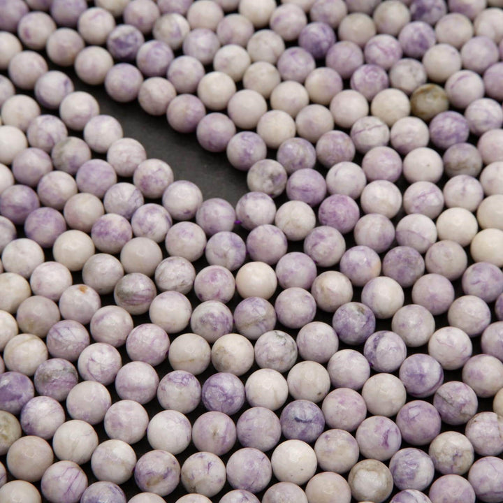 Purple Tiffany Jasper · Smooth · Round · 6mm, 8mm, Tejas Beads, Beads