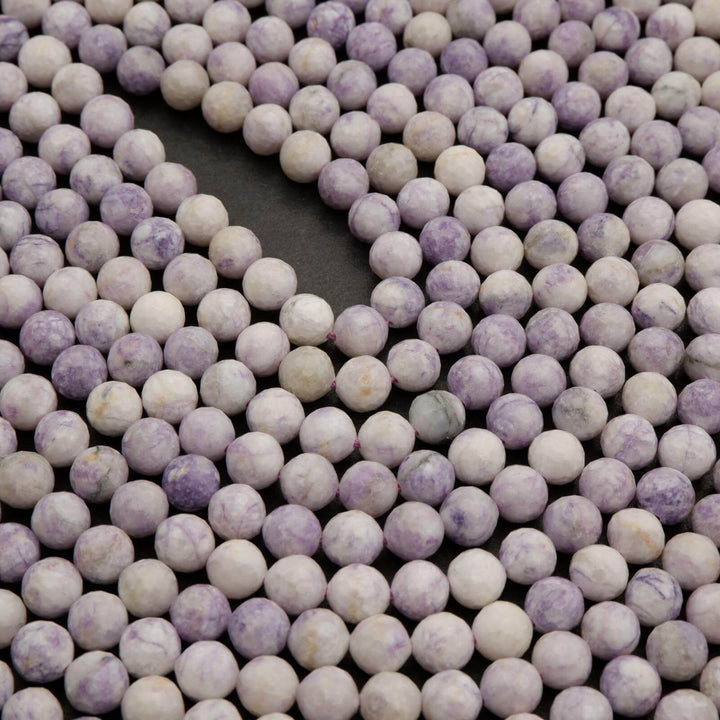 Purple Tiffany Jasper · Faceted · Round · 8mm, 10mm, Tejas Beads, Beads