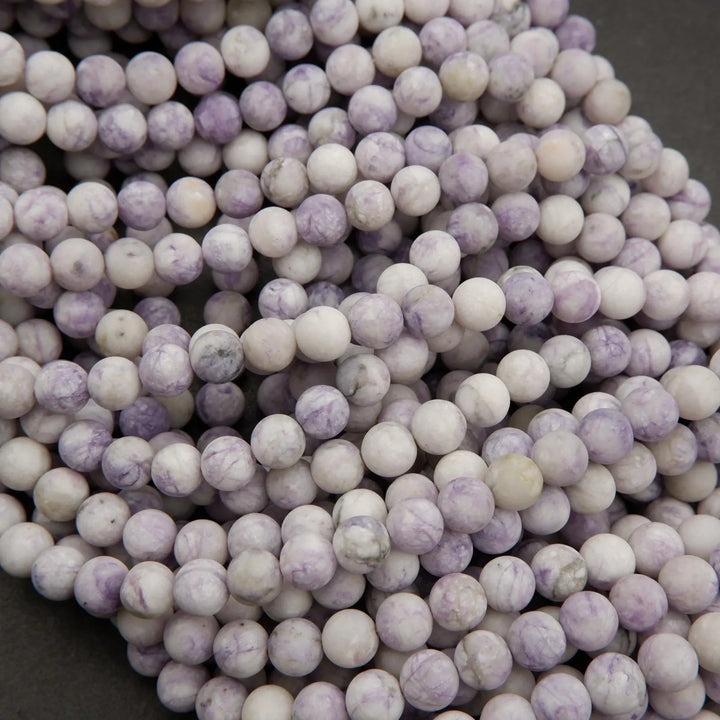 Purple Tiffany Jasper · Matte · Round · 8mm, Tejas Beads, Beads