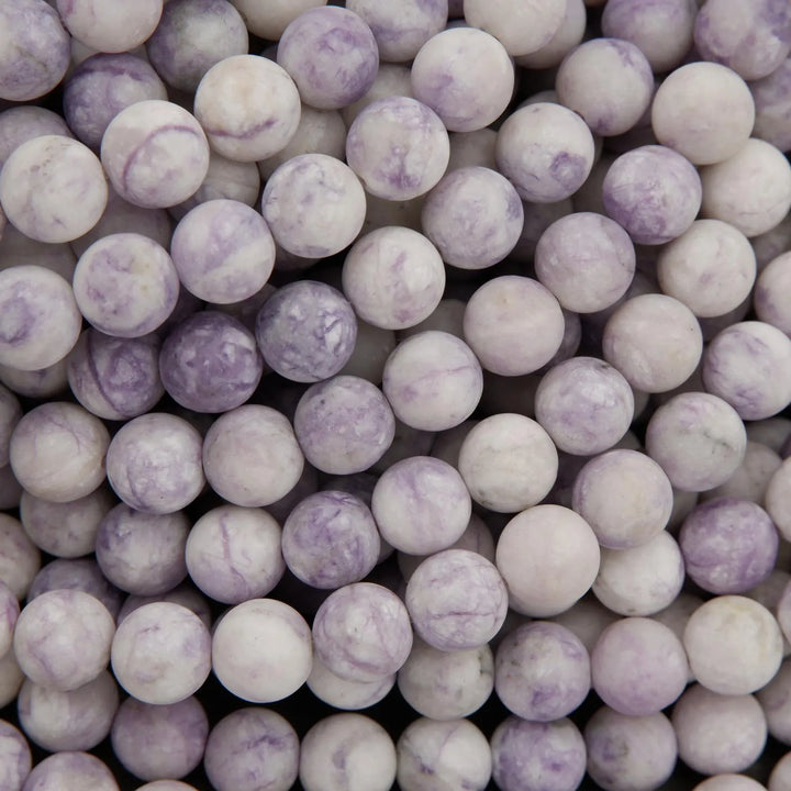 Purple Tiffany Jasper · Matte · Round · 8mm, Tejas Beads, Beads