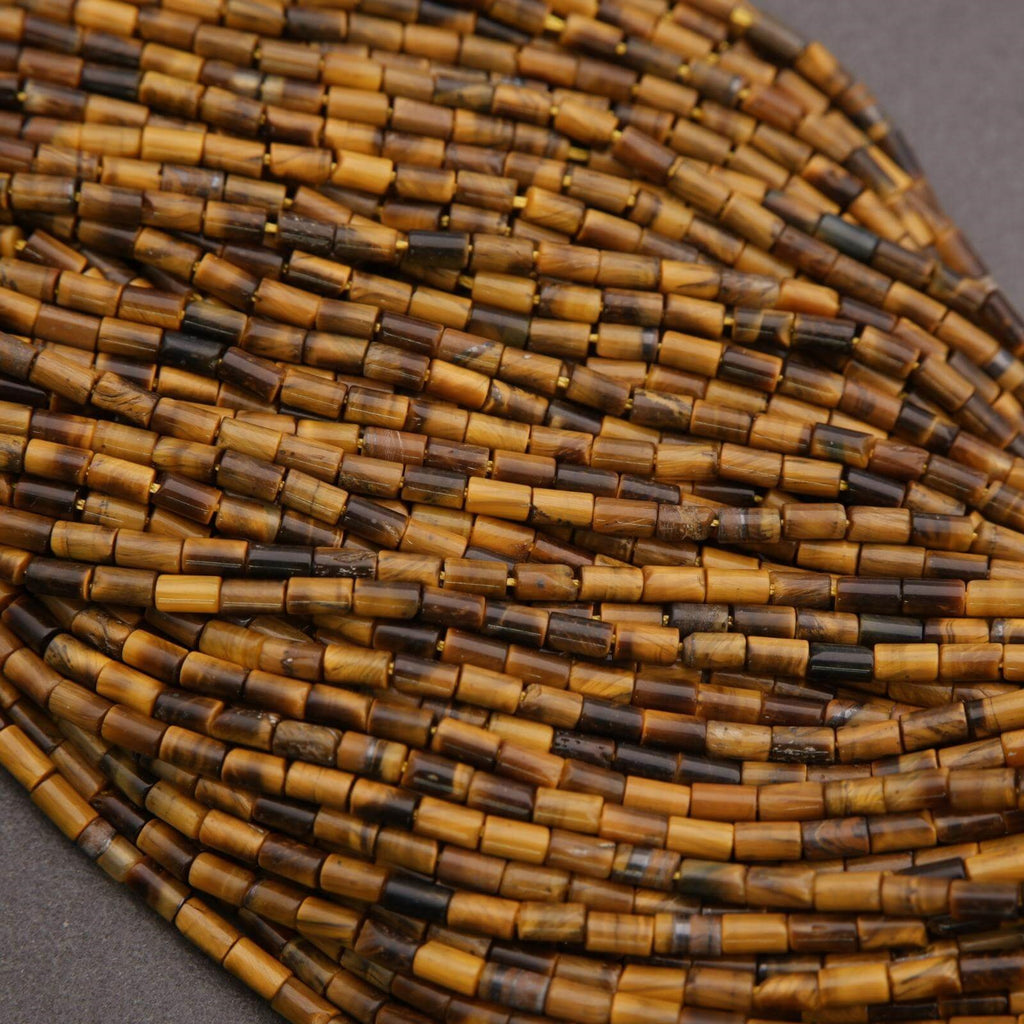 Close-up of multicolored beaded necklace on a gray background
