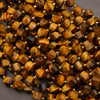 Tiger Eye · Faceted · Spiral Sphere · 10mm, Tejas Beads, Beads