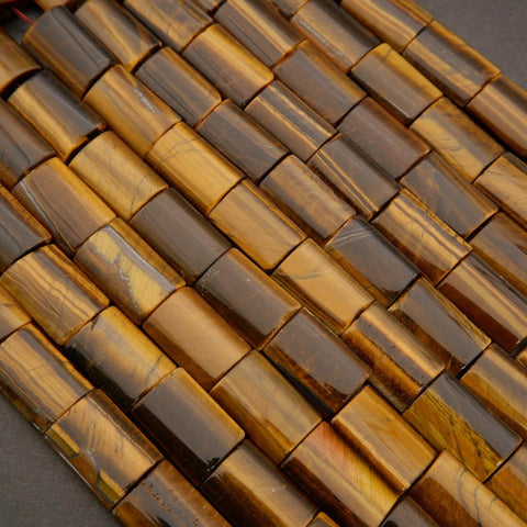 Tiger Eye · Smooth · Rectangle · 12mm, 15mm, Tejas Beads, Beads