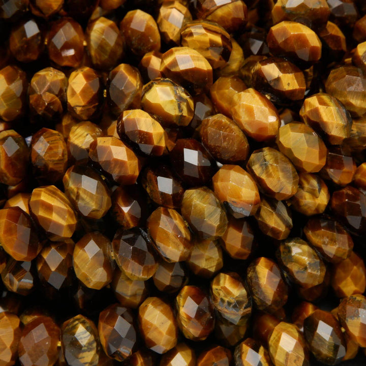 Tiger Eye Faceted Beads.