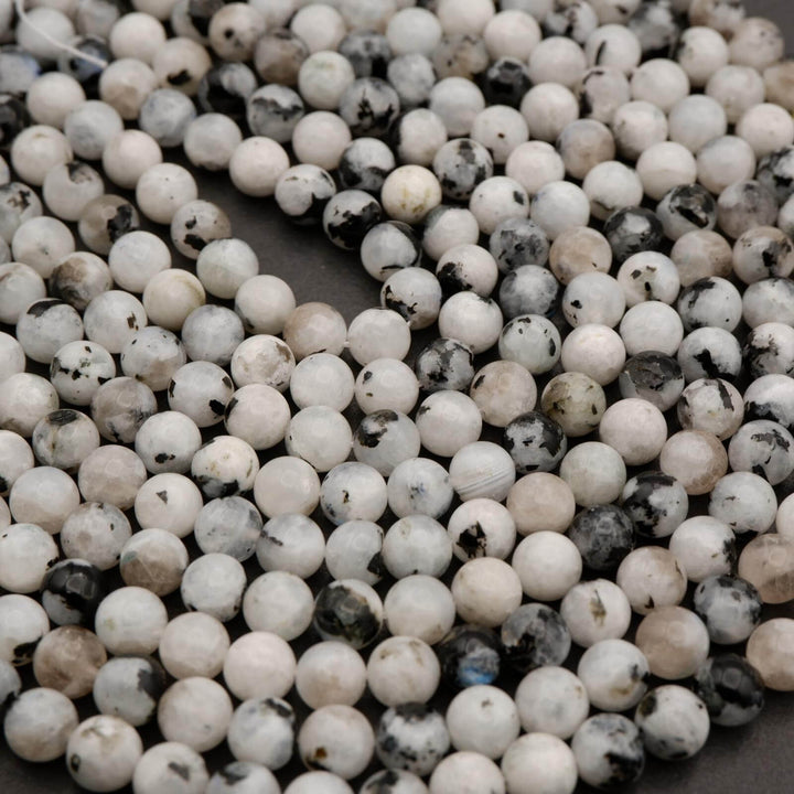Tourmalated Moonstone · Smooth · Round · 4mm, 6mm, 8mm, 10mm **CLEARANCE**, Tejas Beads, Beads