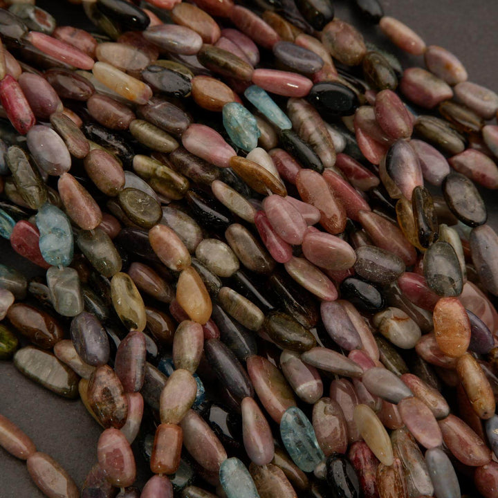 Watermelon Tourmaline · Smooth · Pebbles · 6mm, Tejas Beads, Beads