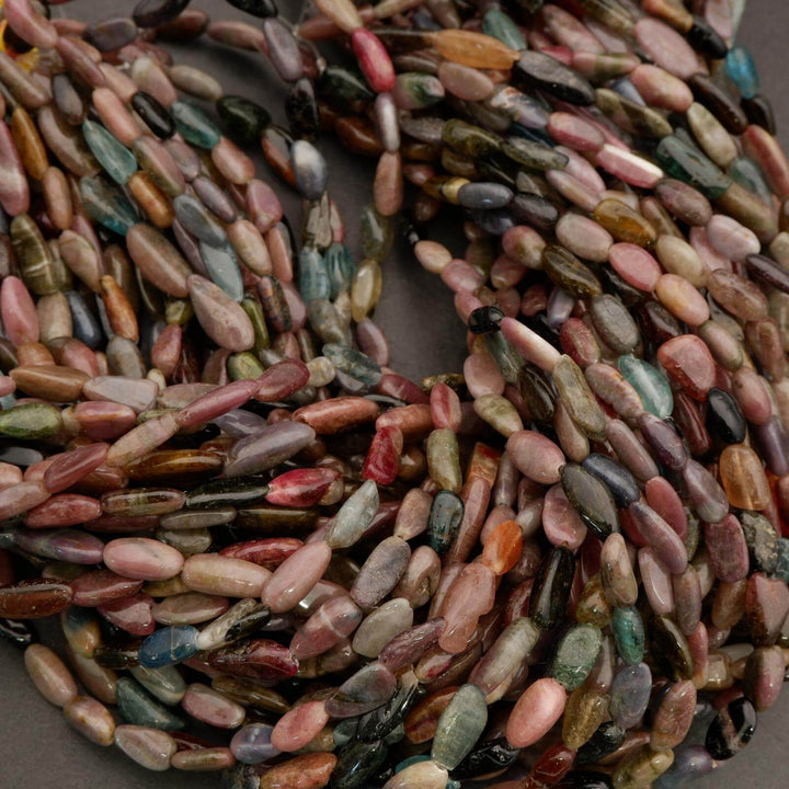 Watermelon Tourmaline · Smooth · Pebbles · 6mm, Tejas Beads, Beads