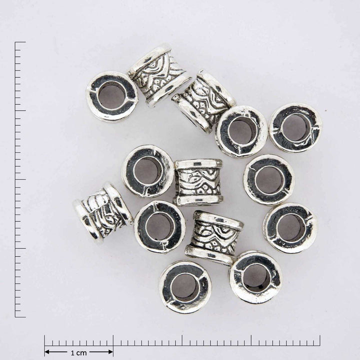 Silver Tube Jewelry Findings.