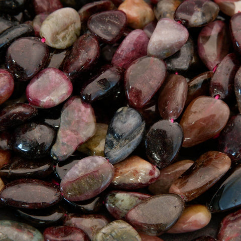 Watermelon Tourmaline · Smooth · Freeform Nuggets · 10mm, 11mm, Tejas Beads, Beads
