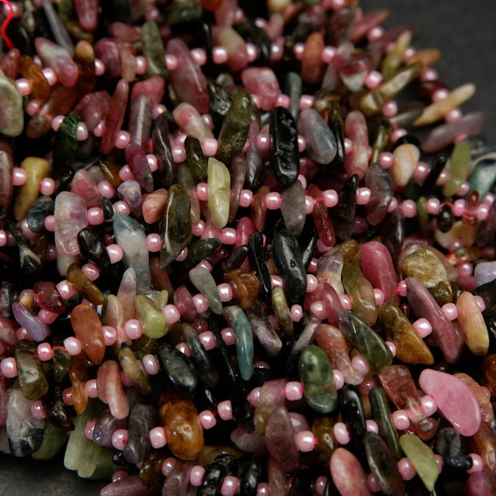 Watermelon Tourmaline Beads.