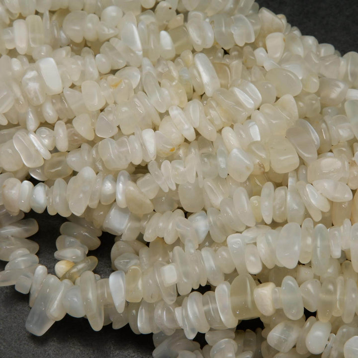 White Moonstone Beads.