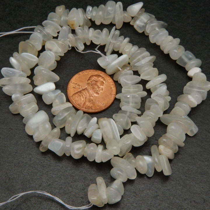 White Moonstone Beads.