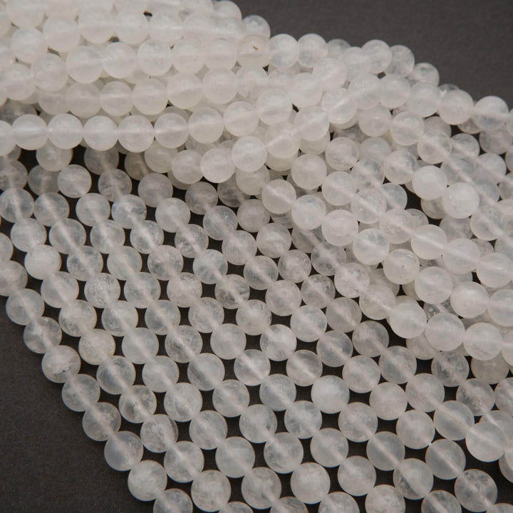 White Moonstone Beads.