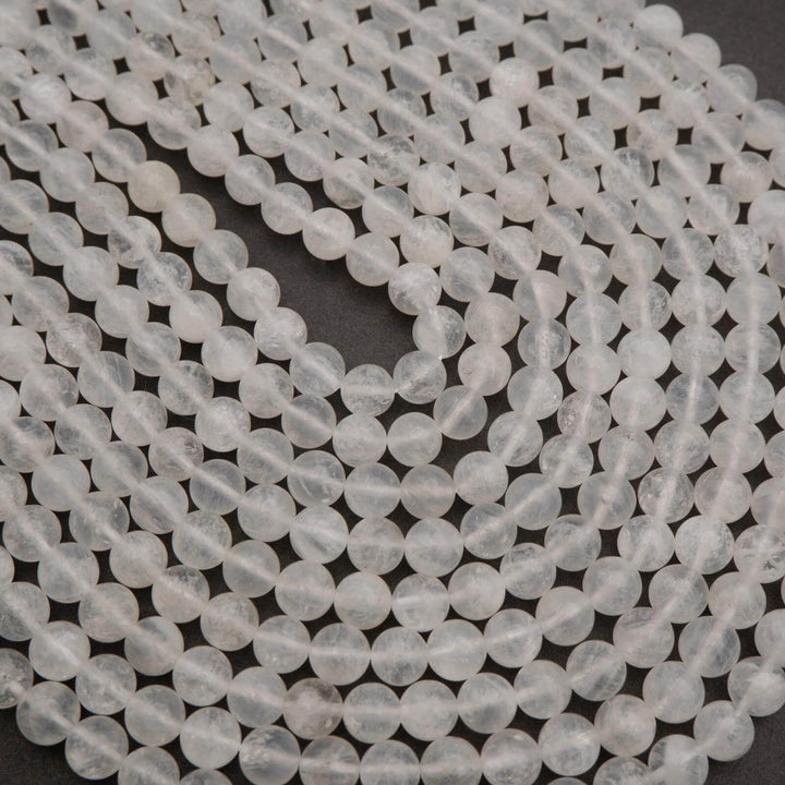 White Moonstone Beads.