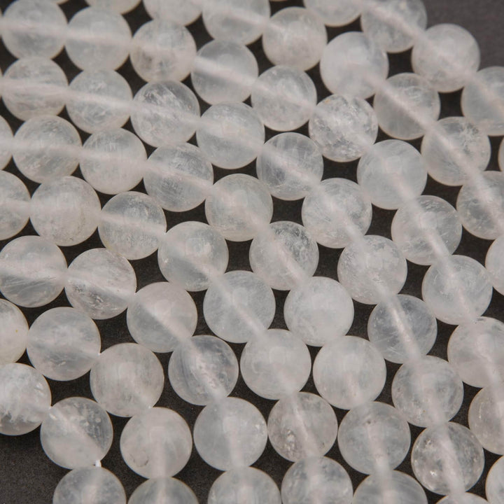 White Moonstone Beads.