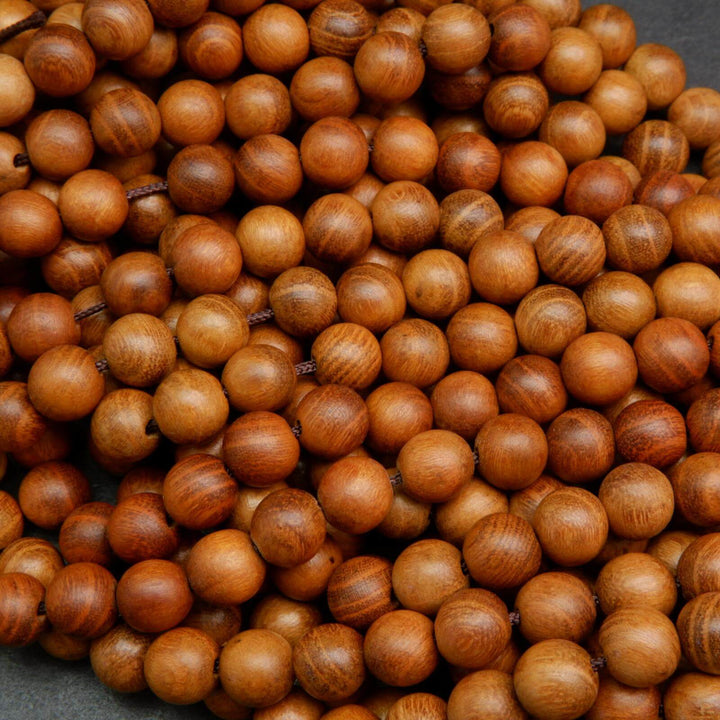 Wood beads.