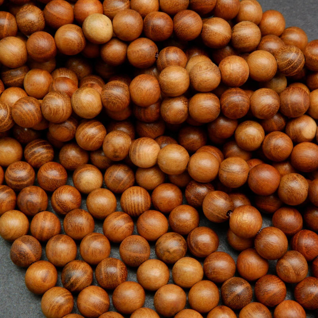 Wood beads.