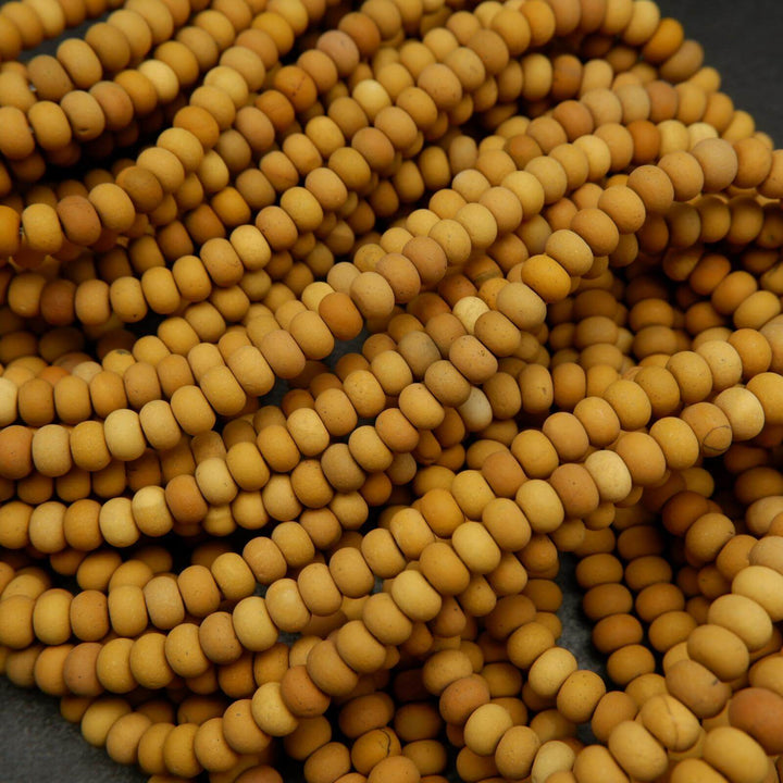 Yellow Mookaite Beads.