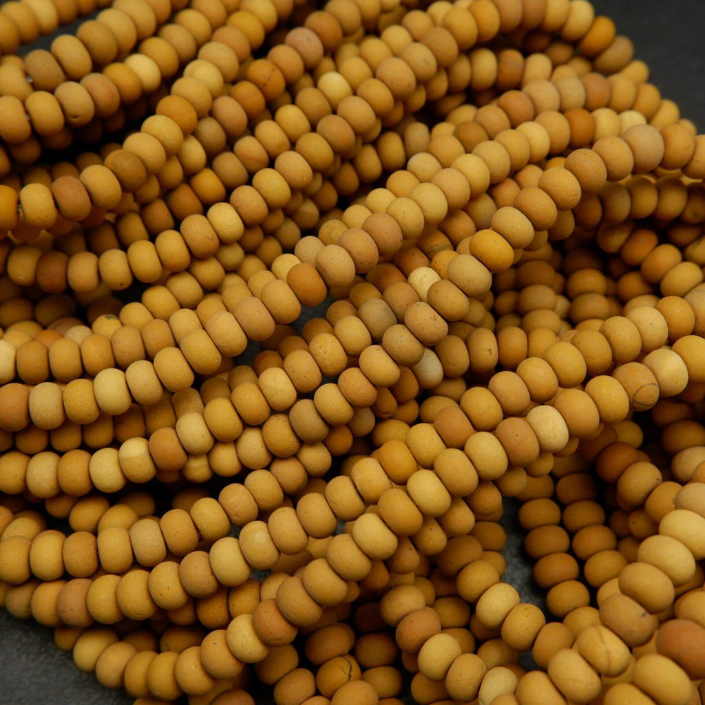 Yellow Mookaite Beads.