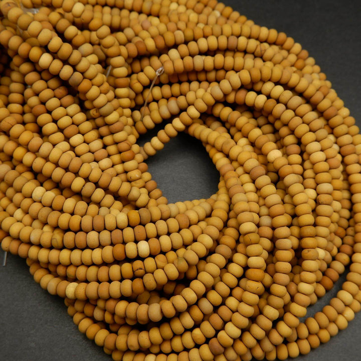 Yellow Mookaite Beads.