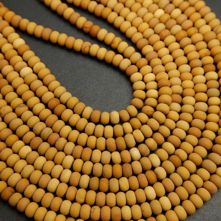 Yellow Mookaite Beads.
