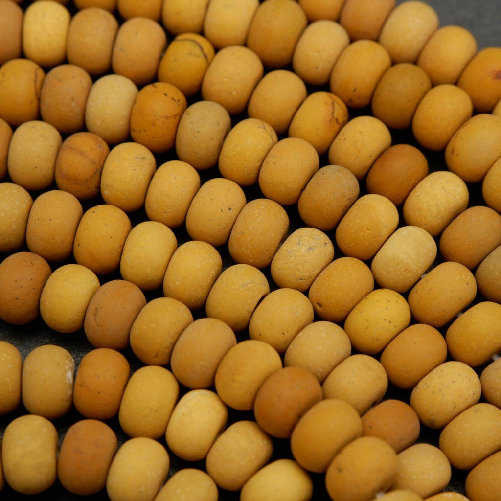 Yellow Mookaite Beads.