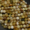 Yellow opal beads for handmade jewelry.