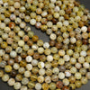 Yellow opal beads for handmade jewelry.